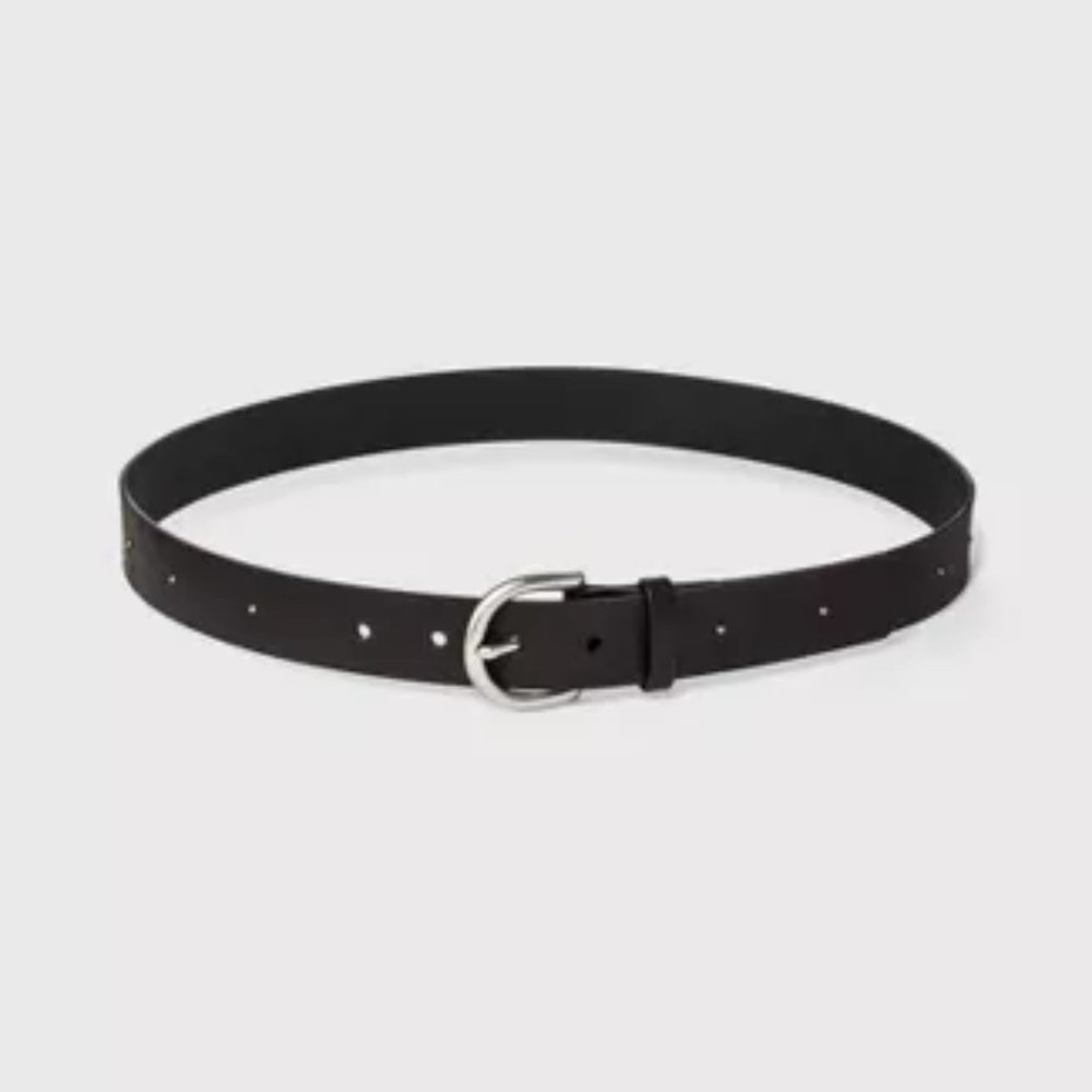Women's Studs Laser Etched Belt